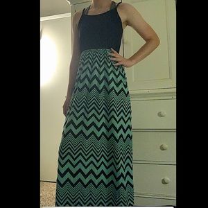 Zigzag Maxi Dress